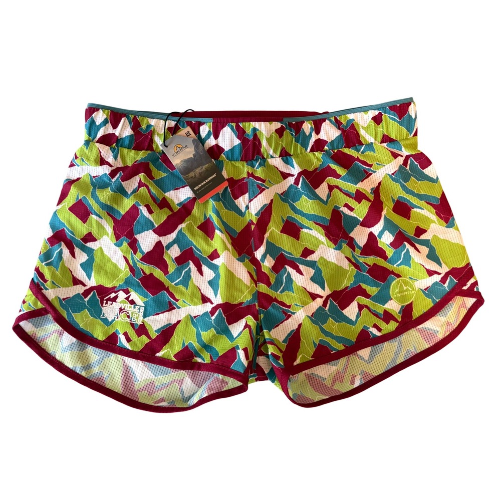 La Sportiva Timing Short Leadville Race Series Mountain Print Running Shorts XS